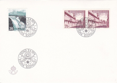 RUOTSI 1974 - Fa 865/66 FDC KUORI