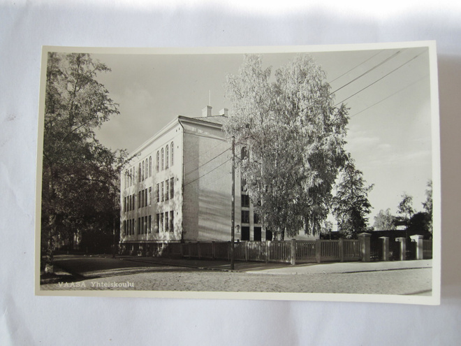 VANHA Postikortti Vaasa 1950-luku Alkup.Mallikappale