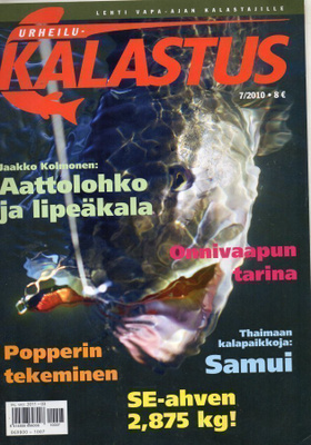 Urheilukalastus n:o 7 2010 Kalervo. Jenni Hautala.