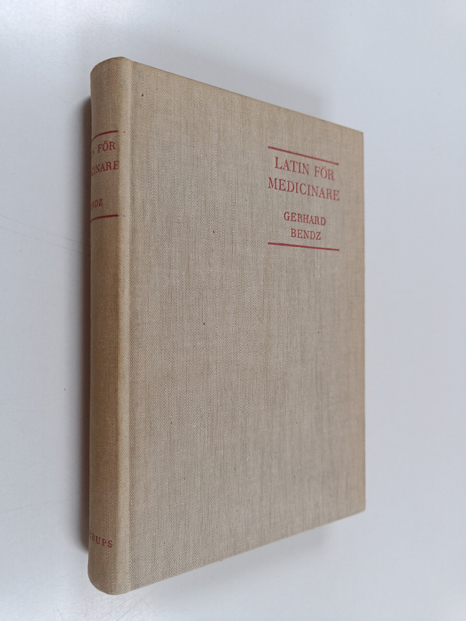 Gerhard Bendz : Latin för medicinare