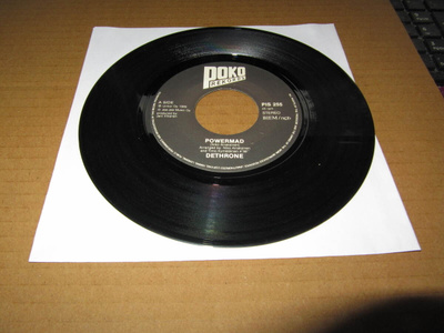 Dethrone 7" Powermad/Black Dawn v.1989