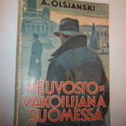 A. Olsjanski: Neuvostovakoilijana Suomessa (2.p.1942) - pikkukuva 1