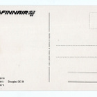 Postikortti FINNAIR  1971 Lentokone DOUGLAS DC-9 - pikkukuva 2