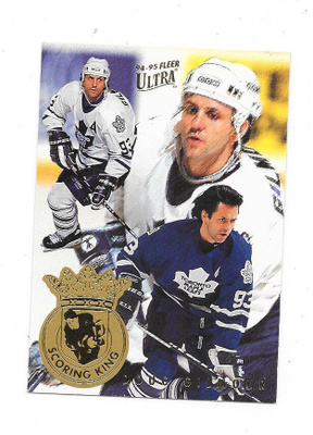1994-95 Ultra Scoring King #3of7 Doug Gilmour Toronto