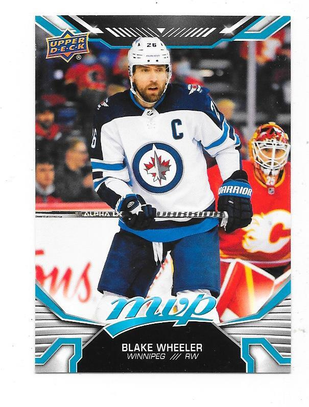 2022-23 Upper Deck MVP #186 Blake Wheeler , Winnipeg Jets