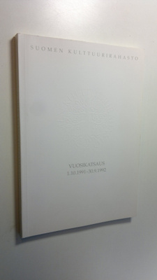 Suomen kulttuurirahasto - vuosikatsaus 1991-1992