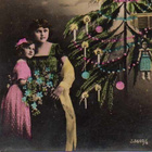 PERHE - JOULU / Italia - Äiti ja tytär, joulukuusi. 1900-l. - pikkukuva 1