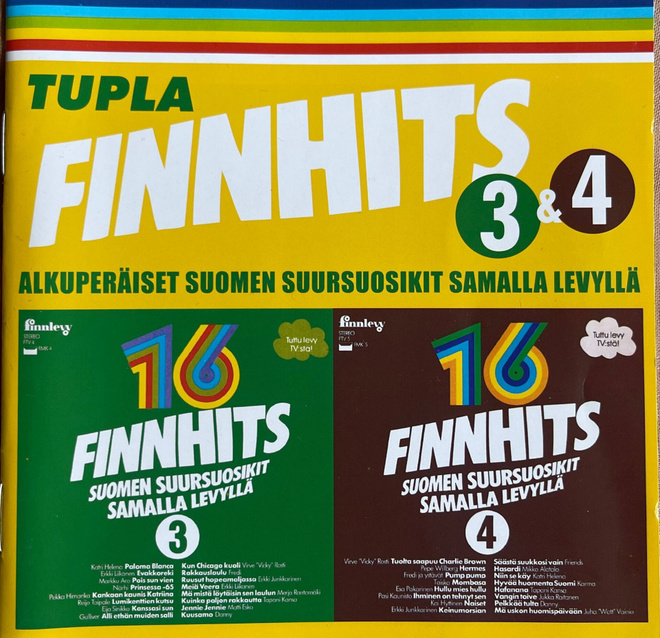 TUPLA FINNHITS 3 & 4 (2-CD), ks. kappaleet
