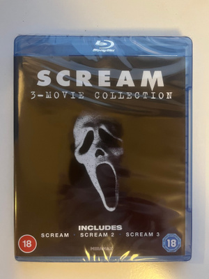 Scream Collection 1-3 (Blu-ray) Wes Craven (UUSI)