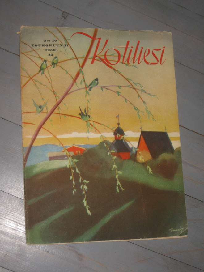 Kotiliesi , toukokuu II / 1950  kansi M. Wendelin