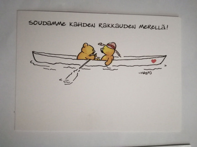 Soudamme kahden rakkauden merellä