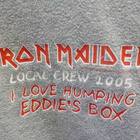 IRON MAIDEN LOCAL CREW 2005 T-PAITA KOKO XL - pikkukuva 2