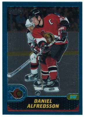 01-02 Topps Chrome #102 Daniel Alfredsson