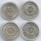 Suomi 1000 mk ja 500 mk Olympia 4kpl ERÄ - pikkukuva 2