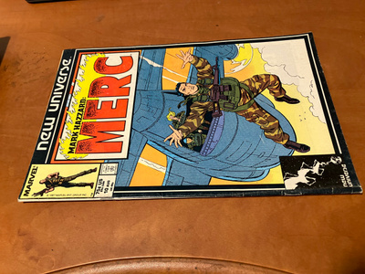 MARVEL NEW UNIVERSE MERC 10/1987 HYVÄ
