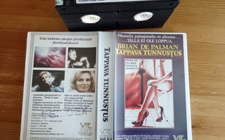 Tappava tunnustus vhs