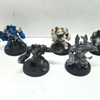 WH40K - 5kpl Dark Angels Deathwing Terminators [K10] - pikkukuva 1