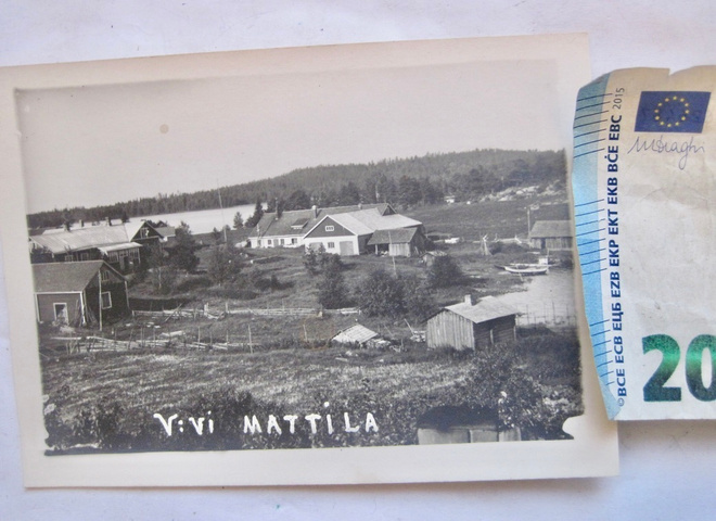 VANHA Valokuva V:järvi Mattila Mikä paikkakunta? 1920-l
