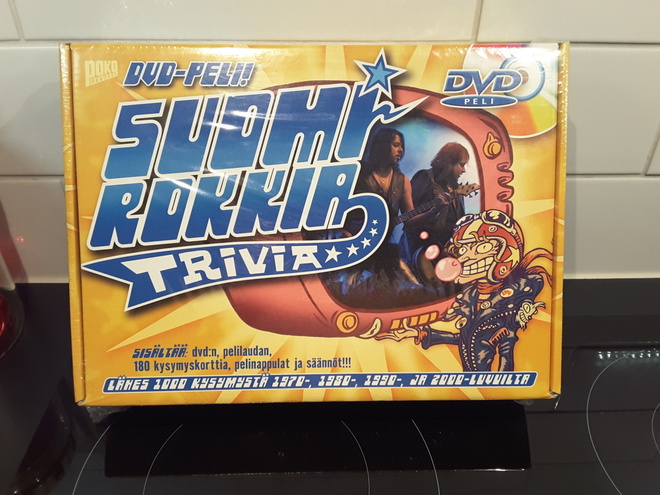 Suomirokkia Trivia dvd peli