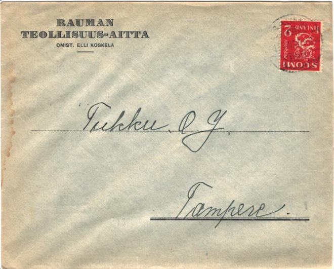 FIRMAKUORI RAUMA TEOLLISUUS -AITTA