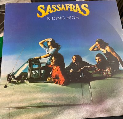 Sassafras: Riding High (Crysalis 1976) LP