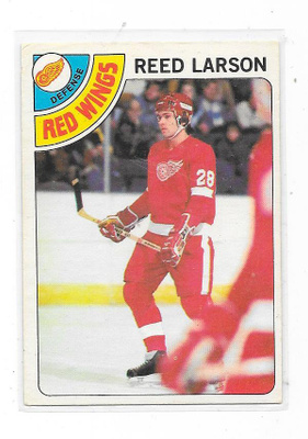 1978-79 OPC #226 Reed Larson , Detroit Red Wings RC