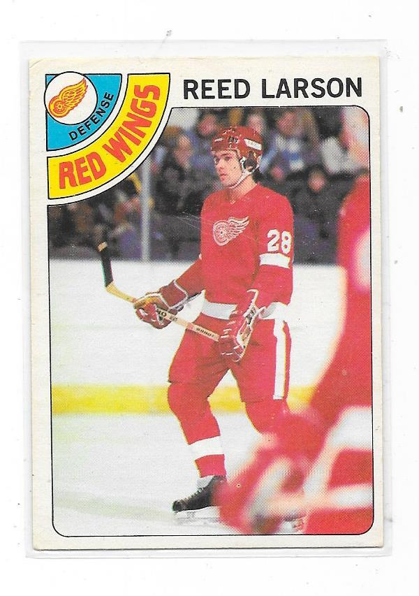 1978-79 OPC #226 Reed Larson , Detroit Red Wings RC