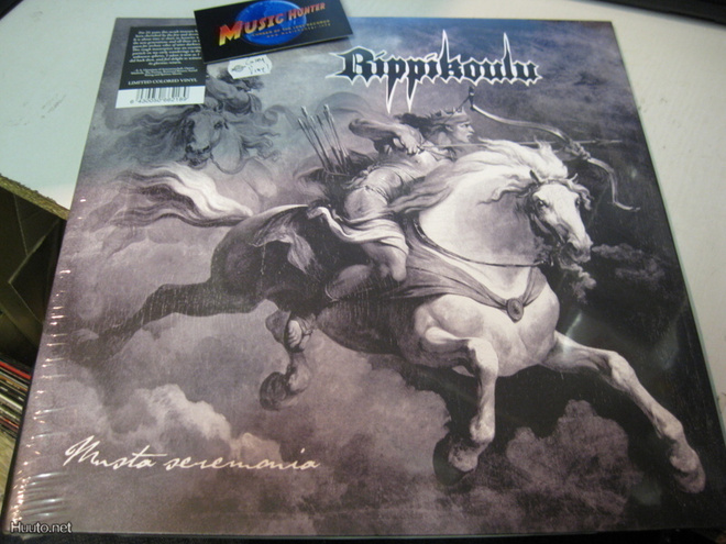 RIPPIKOULU - MUSTA SEREMONIA WHITE VINYL  2014 "SS" LP RARE!