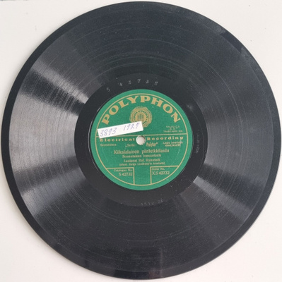 Savikiekko 1929 - Rafael Ramstedt - Polyphon X.S. 42732