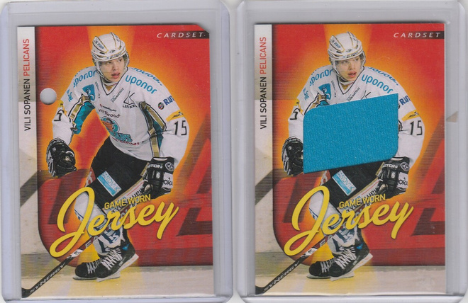 2009/10 Cardset Jersey Vili Sopanen , Pelicans