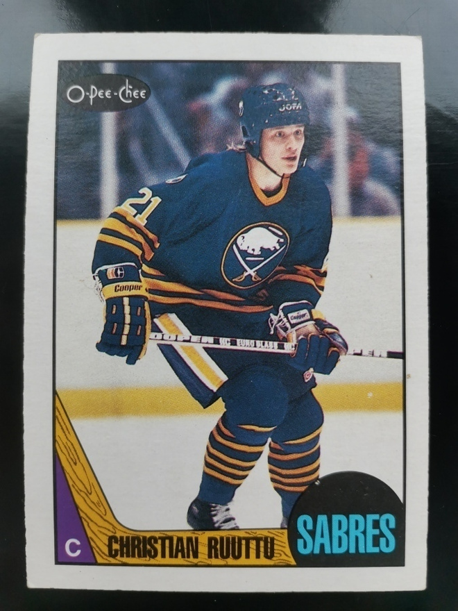 1987-88 OPC #121 Christian Ruuttu