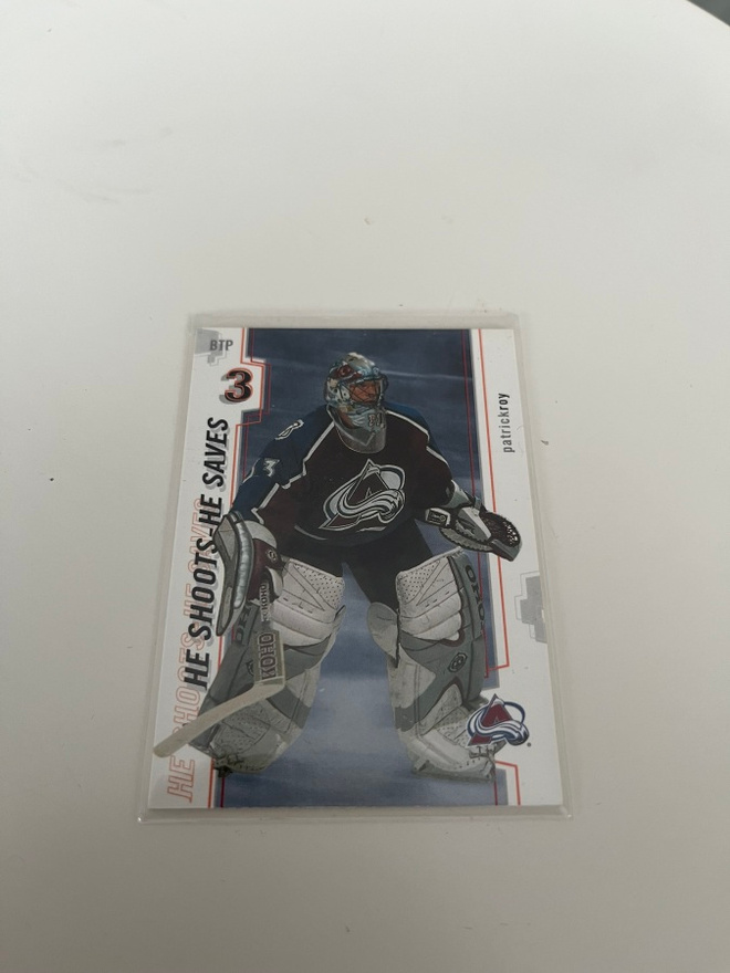 2002-03 Between the Pipes He Shoots He Saves Points Patrick