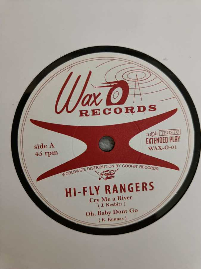HI-FLY RANGERS - CRY ME A RIVER  7"