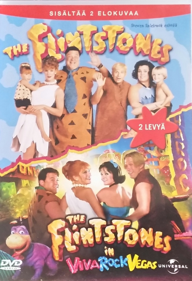 Kiviset ja Soraset / The Flintstones 1 & 2 tupla-DVD