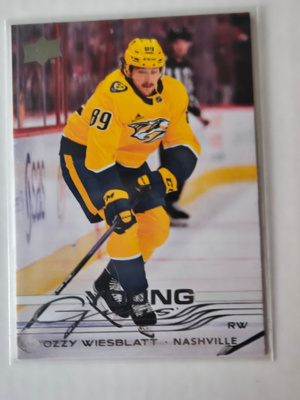 Ozzy Wiesblatt 2025-26 UD Series 1 Young Guns