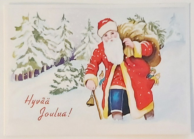 "Joulupukki"-KULKEMATON JOULUKORTTI