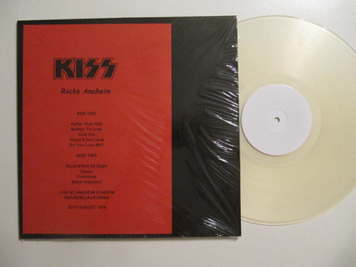 KISS Rocks Anaheim Kirkas Värivinyyli LP