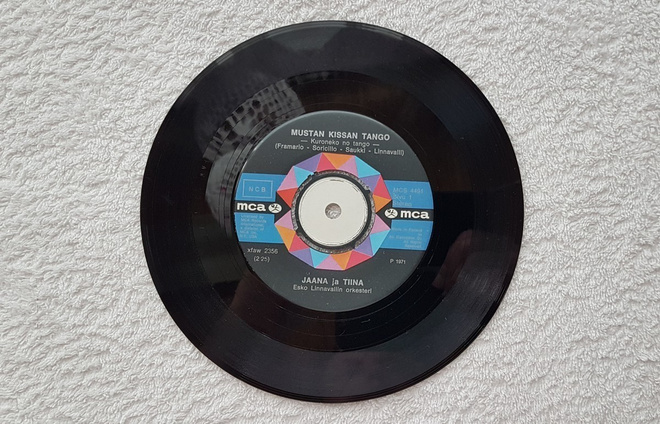 Jaana Ja Tiina – Mustan Kissan Tango 7" Single