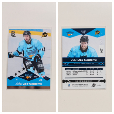 Lukas Zetterberg Silver Base Blueline
