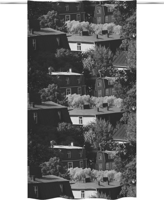 Vallilan Puuvallila harmaat verhot 232 x 140 cm 2 kpl