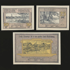 Saksa Notgeld 10, 25, 50 Pfg, Fürstenberg 1922 - pikkukuva 2