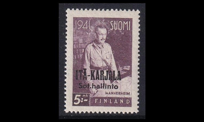 IK_21 ** Itä-Karjala Mannerheim 5mk (1942)