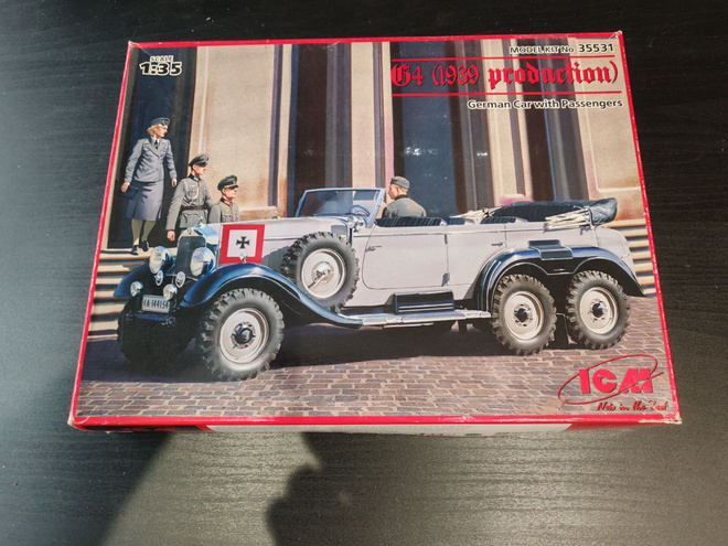ICM 1/35 G4 esikuntaauto (1939 production) pienoismalli