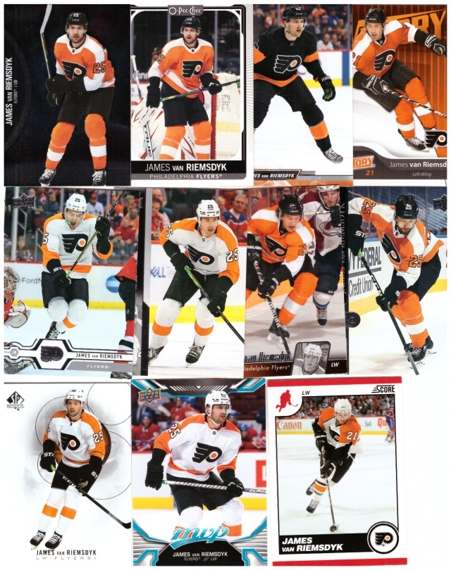 11 x JAMES VAN RIEMSDYK Philadelphia Flyers