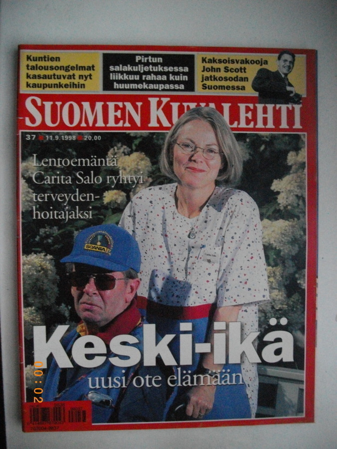 Suomen Kuvalehti Nro 37/1998. (13.3)