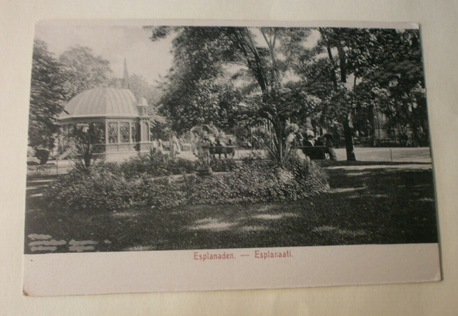 Helsinki, Esplanaadia ja Kappeli, mv kuva / kortti, ei p.