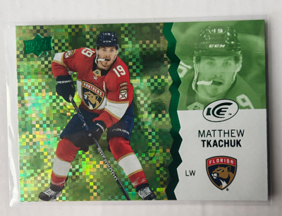 Matthew Tkachuk 2023-24 UD Ice Green