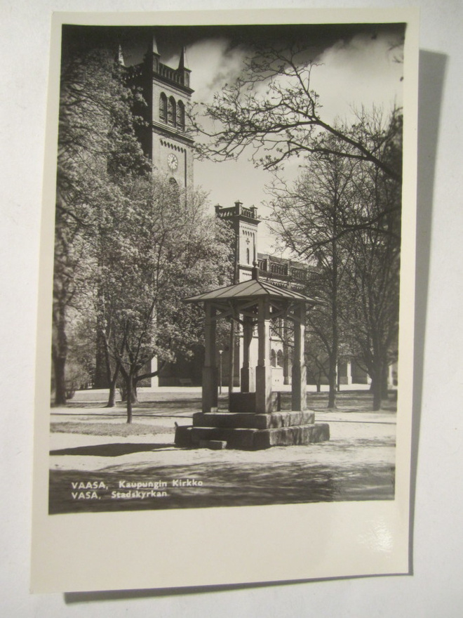 VANHA Postikortti Vaasa 1930-l Alkup.Mallikappale