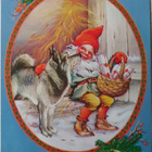 kortti Carlsson Lars °/** Tonttu ja eläin - erilaisia - pikkukuva 1