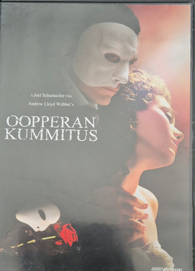 Oopperan kummitus -DVD